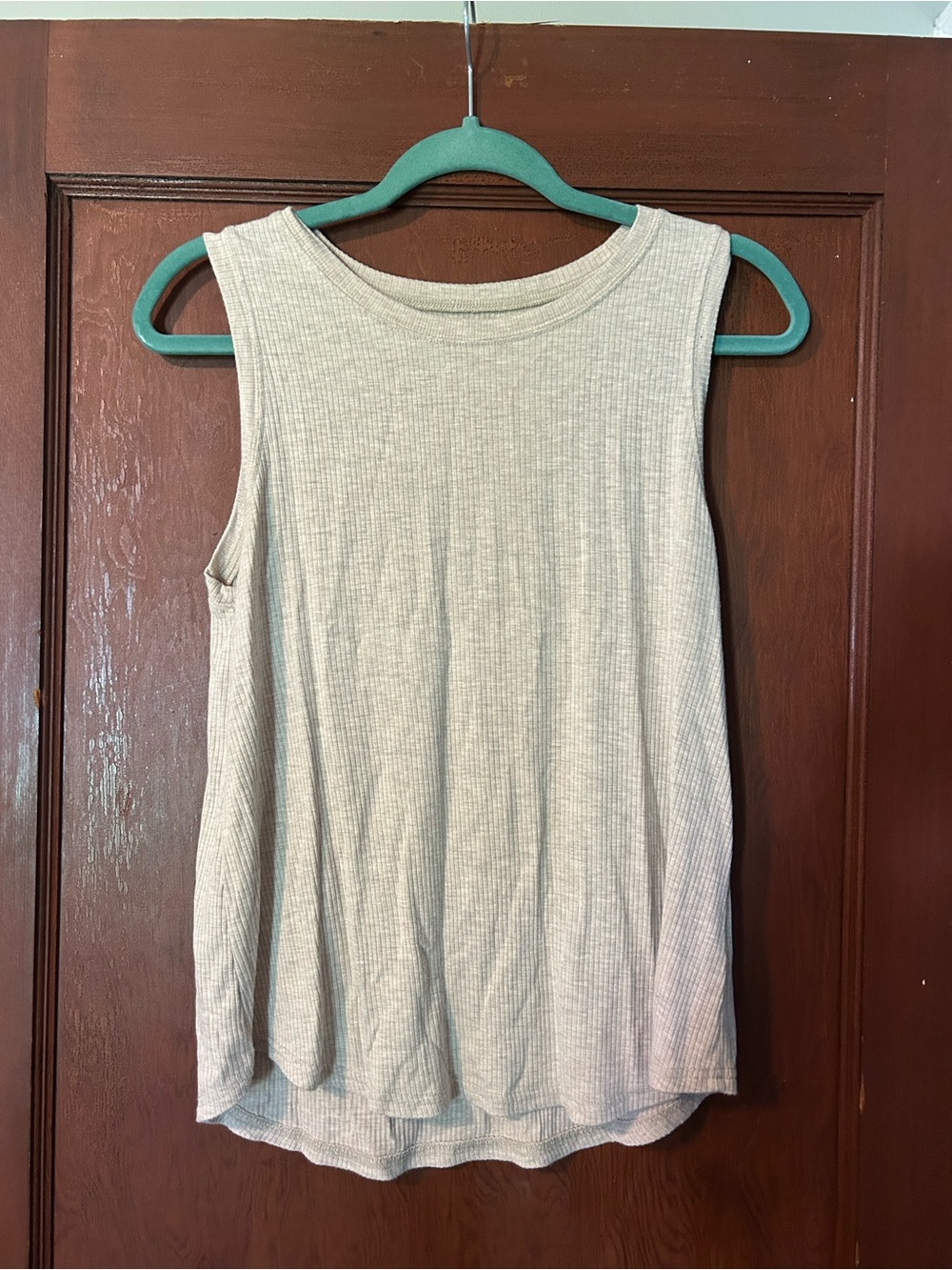 Thread & Supply Ribbed Tank Top - Light Cream